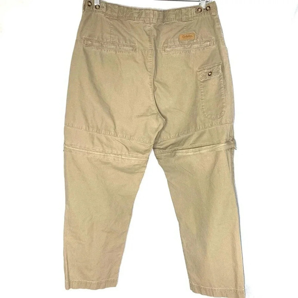 Cabela's Outdoors Men's Cargo Utility Convertible Hiking Pants Khaki Size 38X30 - Picture 4 of 12